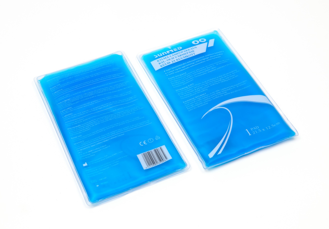 Paquete frío y caliente de gel blando flexible reutilizable para lesiones