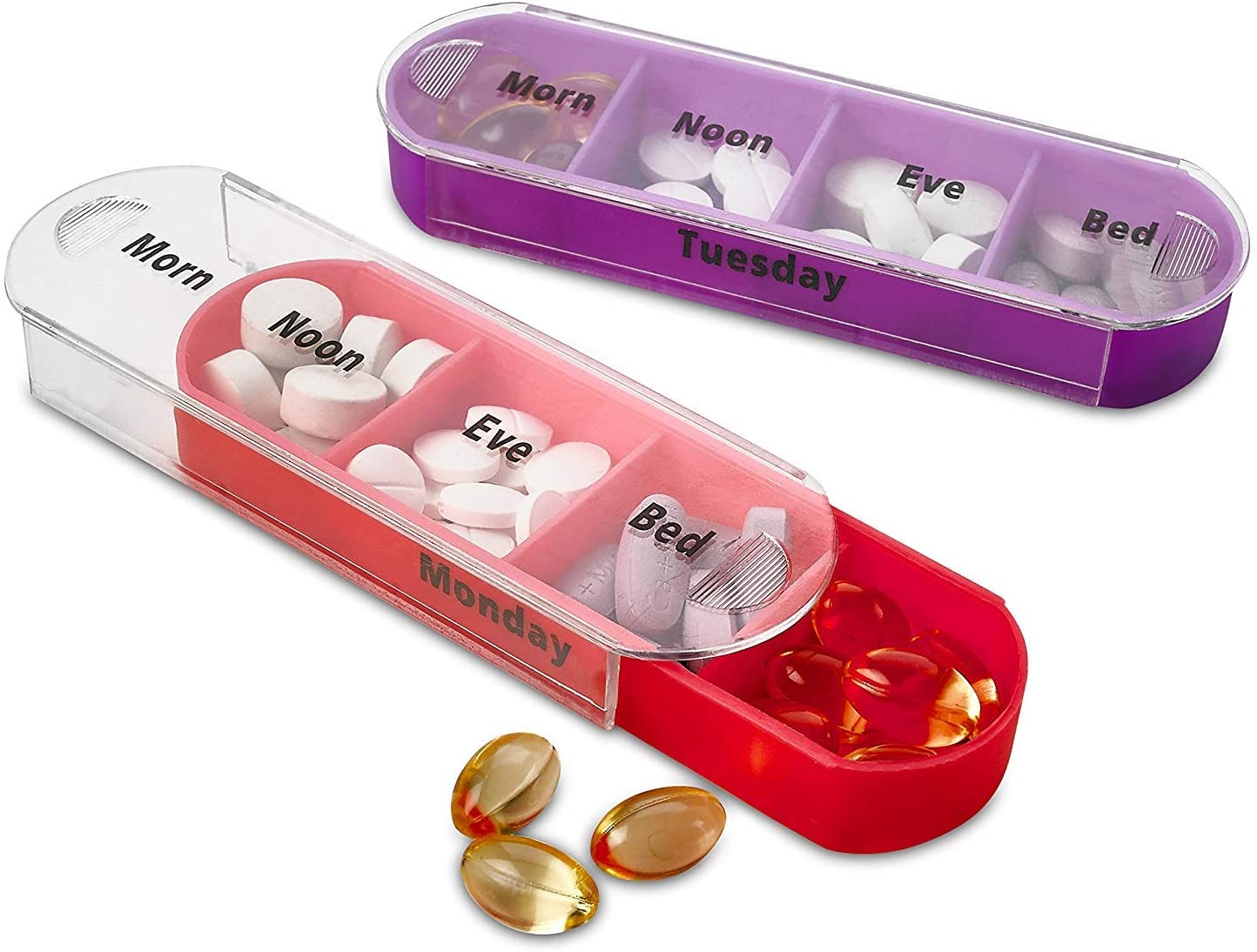 Dispensador de pastillas semanal de protección promocional con cortador de pastillas