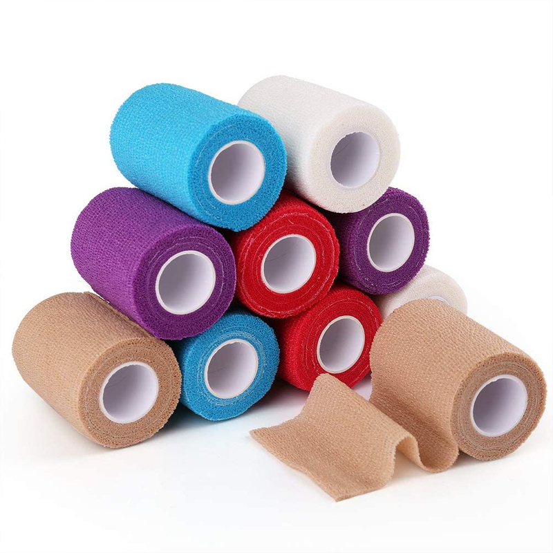 Vendaje cohesivo de deportes surtidos elásticos premium