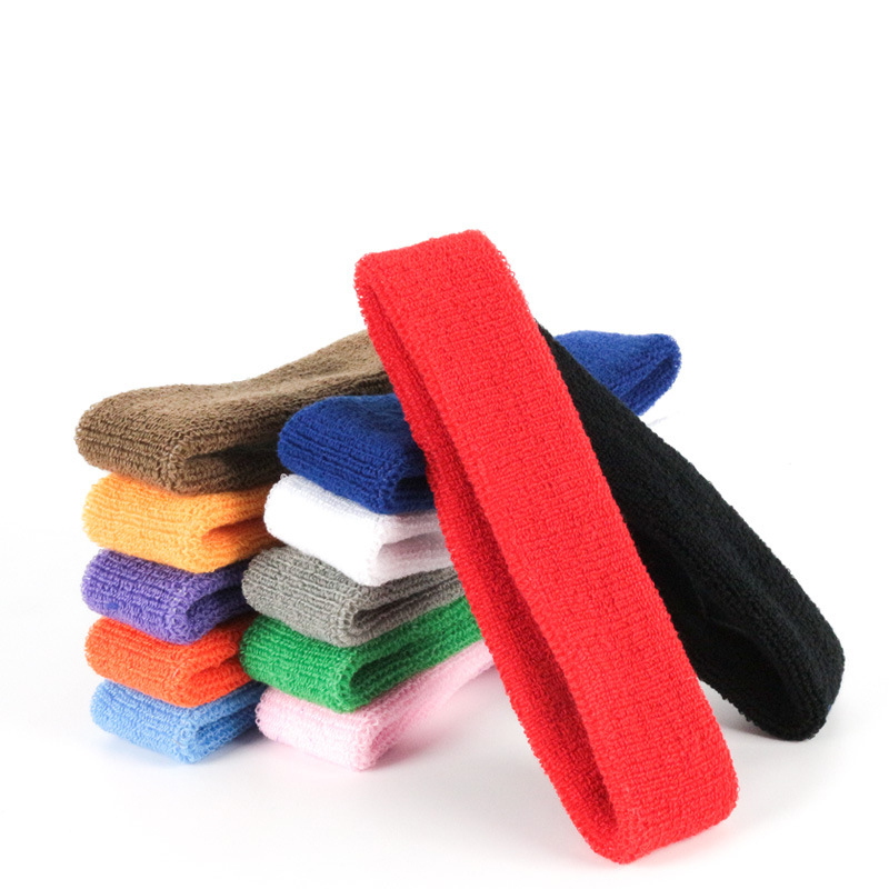 Logotipo personalizado Tadera deportiva de algodón impresa en colores surtidos