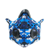Azul al aire libre Camo máscara de respiración para Running