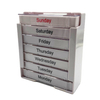 Caja de almacenamiento mensual multifuncional portátil de la píldora de la venta caliente nueva