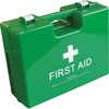 Caja de primeros auxilios vacía de plástico ABS médico con divisor y colgador de pared